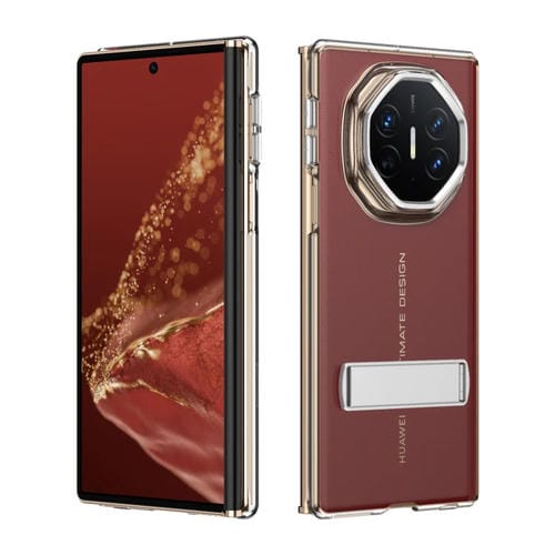 Funda hĂbrida TPU para PC con soporte para Huawei Mate Xt Ultimate (Plateada)