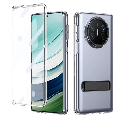 Funda hĂbrida TPU para PC con soporte para Huawei Mate X3 (Negro)