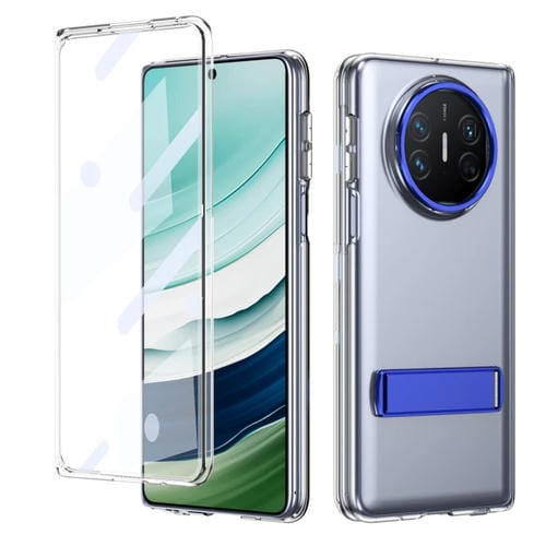 Funda HĂbrida TPU y PC con Soporte para Huawei Mate X3 (Azul)