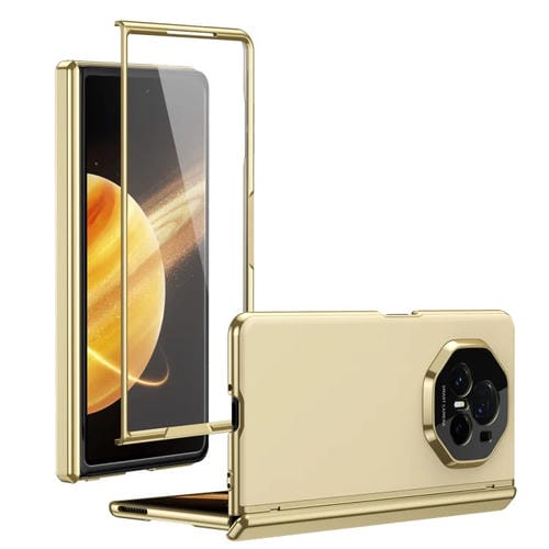 Funda para TelĂ©fono For Honor Magic V3 con Revestimiento al VacĂo Esmerilado Anticongelante (Dorada)