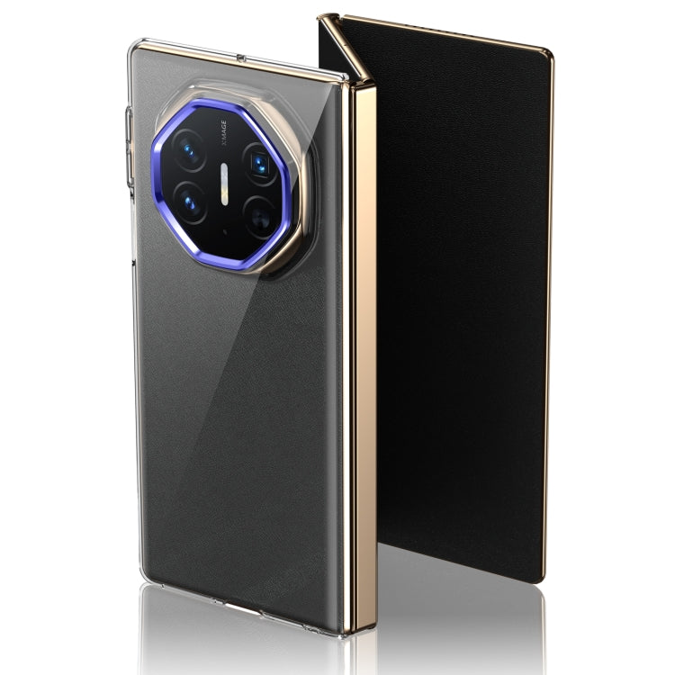 Funda de PC Transparente Integrada Huawei Mate Xt Ultimate Design Serie Plegable (Azul Real)