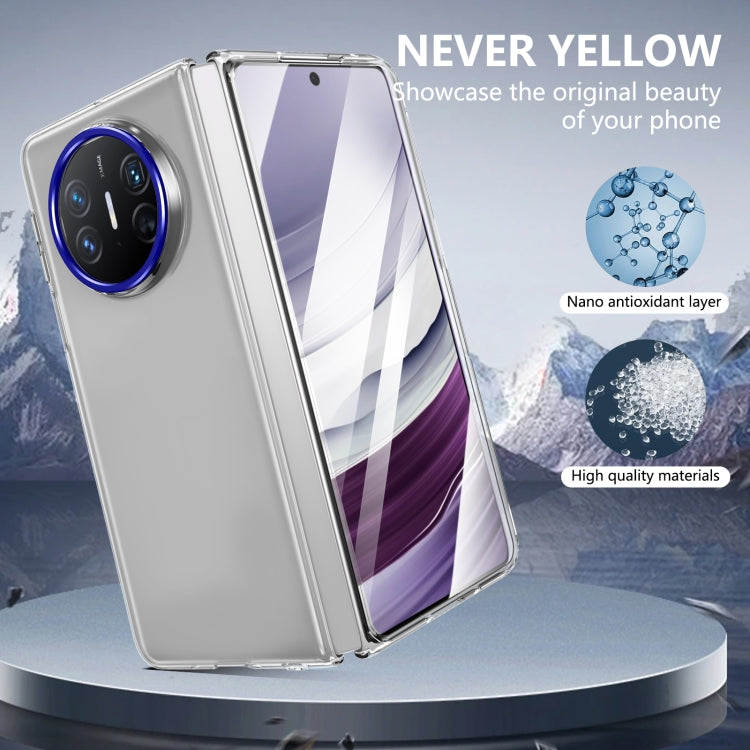 Funda PC Transparente Integrada para Huawei Mate X5 Serie Plegable Lce (Azul Real)
