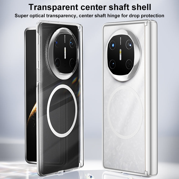 Funda Transparente PC con Cobertura Total Magsafe para Huawei Mate X5/X3 (Blanca)