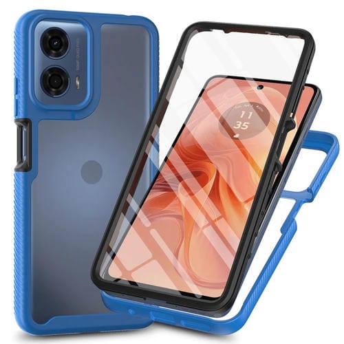 Funda para Motorola Moto G35 PC + TPU con PelĂcula Pet Starry Sky (Azul Real)
