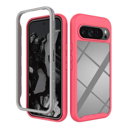 Funda TPU Transparente Google Pixel 9 Pro XL a Prueba de Golpes (Rosa) Cielo Estrellado