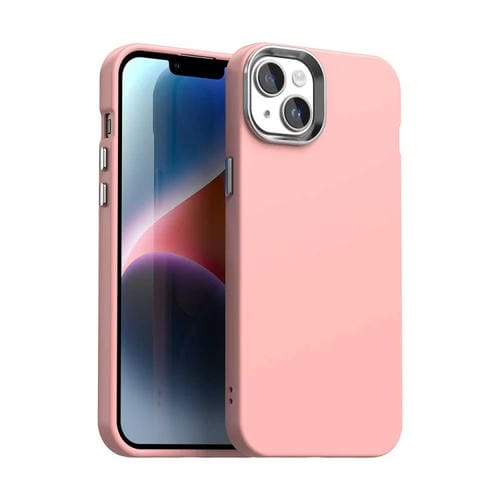 Funda para Teléfono iPhone 14 Plus a Prueba de Golpes Serie Colorida (Rosa)