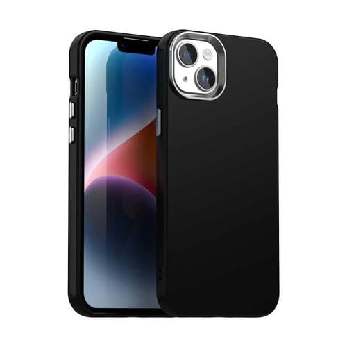 Funda para Teléfono iPhone 13 Serie Colorida a Prueba de Golpes (Negra)