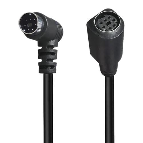 Cable de Audio/Video Mini Din 7 Pines 0,5 m Codo Macho a Hembra