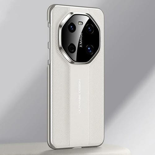 Funda de Piel SintĂ©tica para Huawei Mate 40 con Diseño de Ăltima Moda (Blanca)
