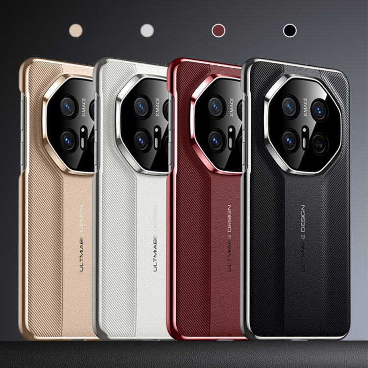 Funda Piel Sintética Huawei Mate 50 Pro Diseño Última Generación (Negra)
