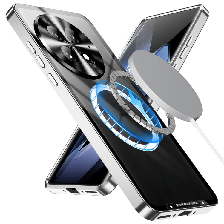 Funda de Metal Esmerilado con ImĂĄn Magsafe para OnePlus 13 (Plateada)