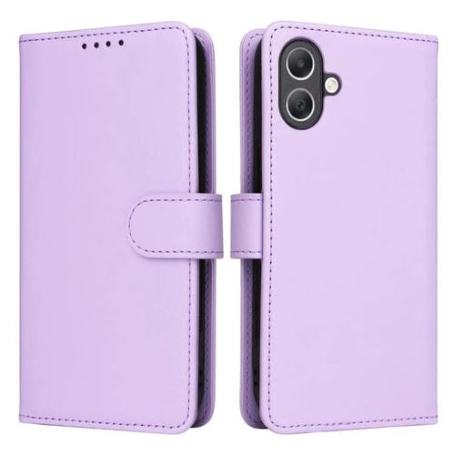 Funda BETOPNICE BN-005 2 en 1 desmontable de piel sintética para Samsung Galaxy A07 4G (morado claro)