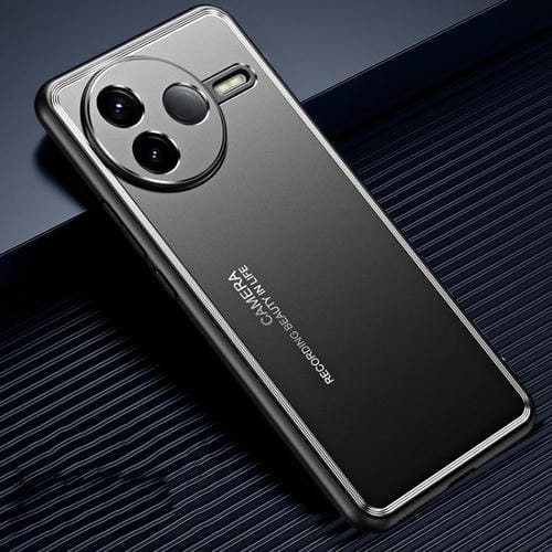 Funda de Metal Esmerilado para Redmi K80 5G (Negra)