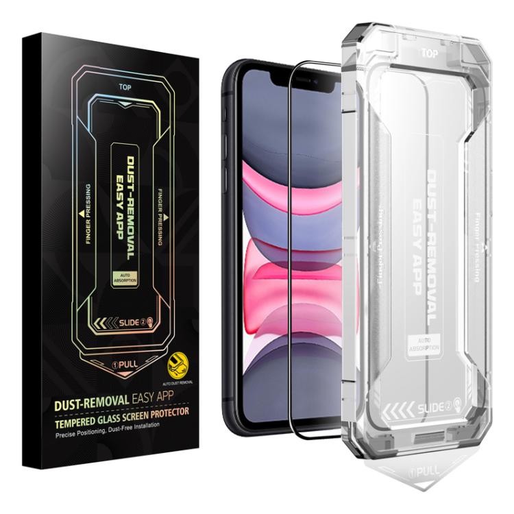 PelĂcula de Vidrio Templado HD para iPhone 11/Xr FĂĄcil InstalaciĂłn