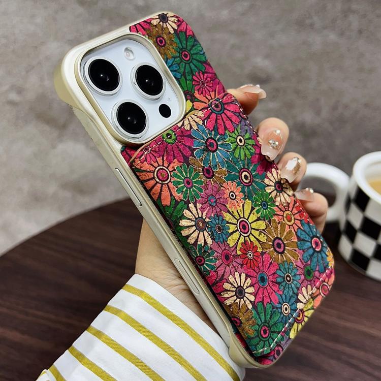 Funda para iPhone 16 Pro Max Denior D24 Paint con Ranura para Tarjeta Magsafe (Verde)