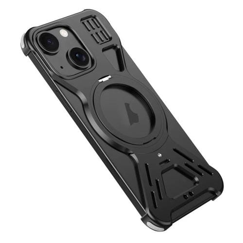 Funda para Teléfono Armor 360 sin Marco Aleación Magsafe para iPhone 15 (Negra)