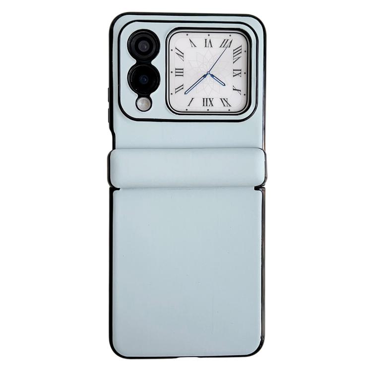 Funda de Cuero Huawei Nova Flip con Textura, Eje Magnético Integrado (Azul)