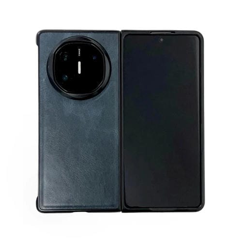 Funda para Teléfono Huawei Mate X6 Crazy Horse Texture PU + PC (Azul)