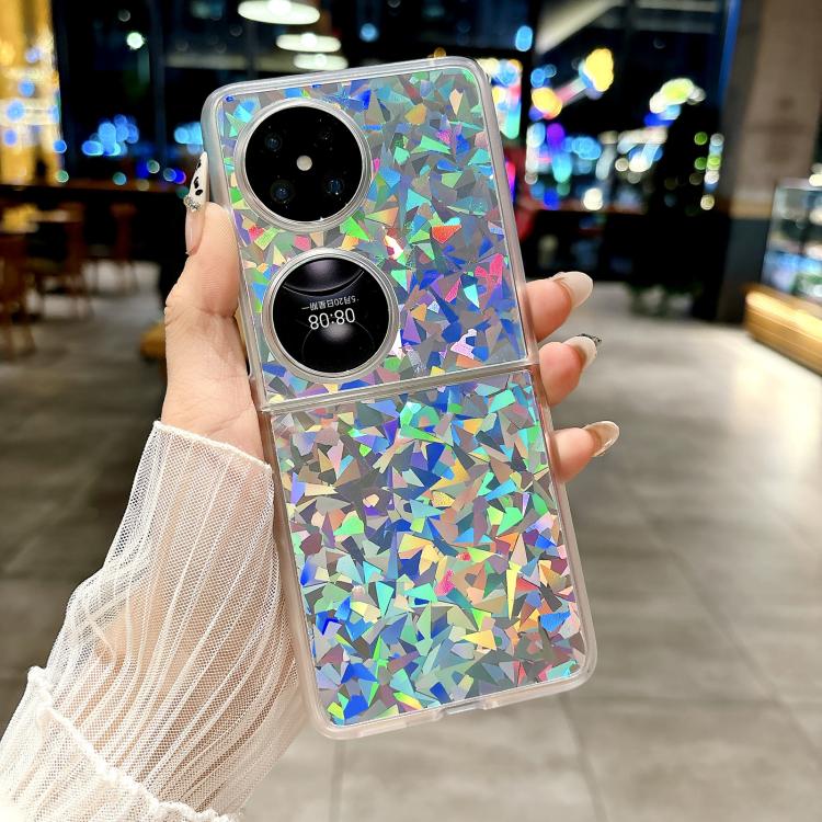 Funda PC Plegable Huawei P50 Pocket con Borde Transparente (Luces del Norte)
