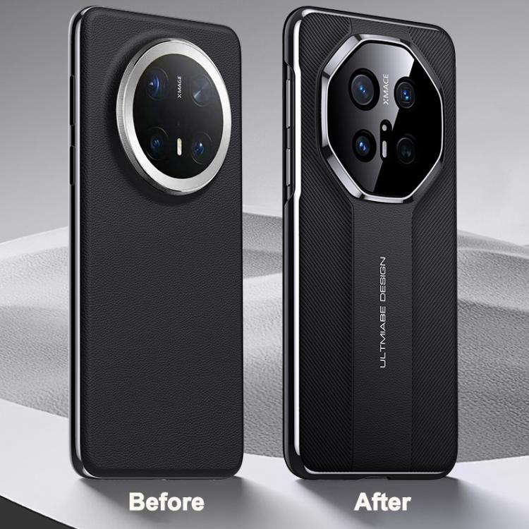 Funda para Teléfono Huawei Mate 70 Pro y 70 Pro+ con Ventana Smart View (Negra)