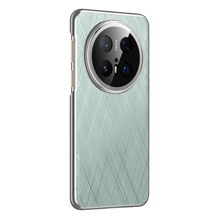 Funda de Cuero para Huawei Mate 70 Pro y 70 Pro+ con Pintura Lisa (Cian Azul)