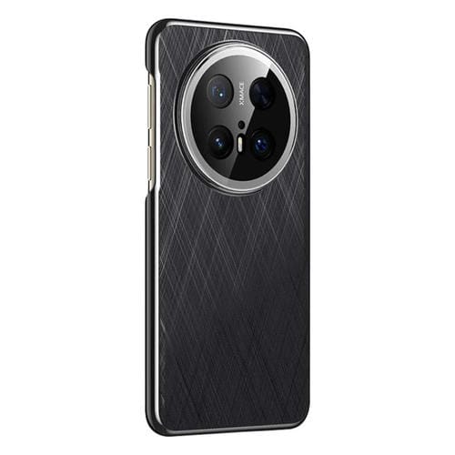 Funda de Cuero con Pintura Lisa para Huawei Mate 70 Pro y 70 Pro+ (Negra)