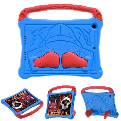 Estuche para Tableta Eva Boxing Series con Correa y Soporte para iPad 10.5 2017/Air 3 2019 (Azul y Rojo)