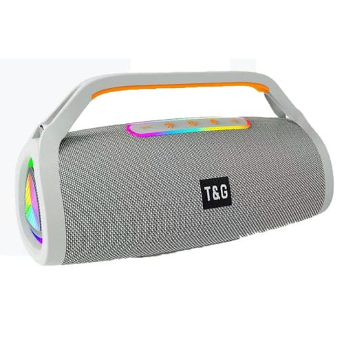 Altavoz Bluetooth Portátil T&G Tg417 40 W Micrófono Dual Graves (Gris)