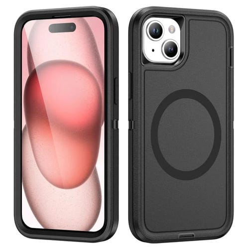 Funda Magnética para iPhone 15 con Protección Magsafe Resistente al Agua (Negra)