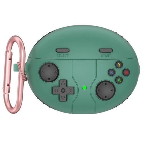 Estuche de Silicona para Auriculares Huawei Freebuds 5I/6I Estilo Consola Retro (Verde Pino)