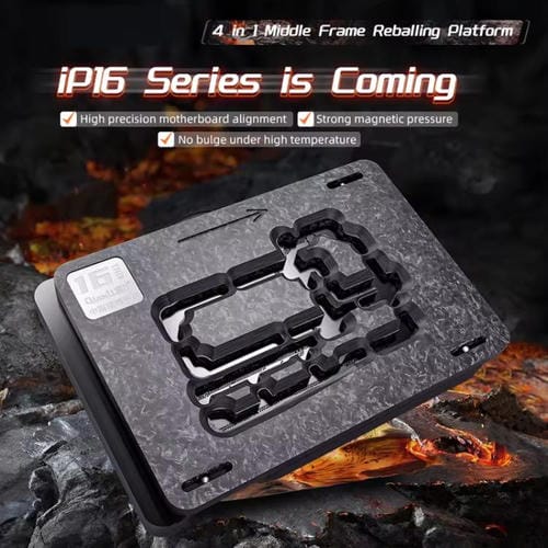 Piattaforma di Reballing BGA Magnetica 4 in 1 Qianli Apple iPhone 16