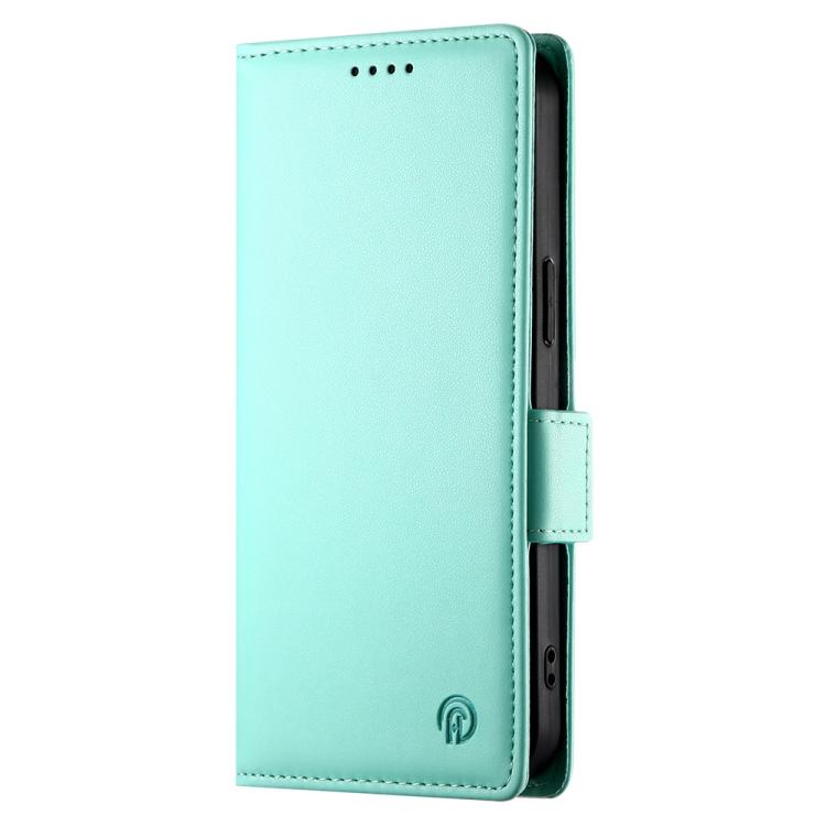 Funda de Cuero Esmerilado con Hebilla Magnética para Huawei Nova 13 Pro (Verde Menta)