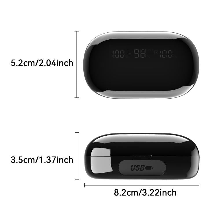 Auriculares Inalámbricos Bluetooth S20 Reducción De Ruido Táctil (Negro)