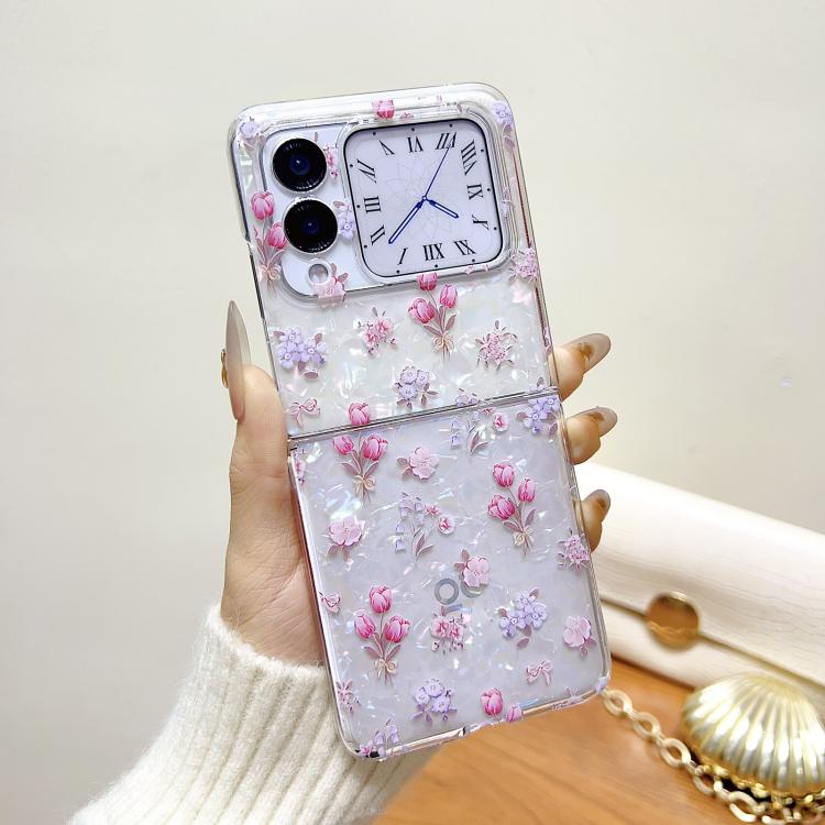 Funda Protectora Huawei Nova Diseño de Flores Textura Tipo Libro (Floral)