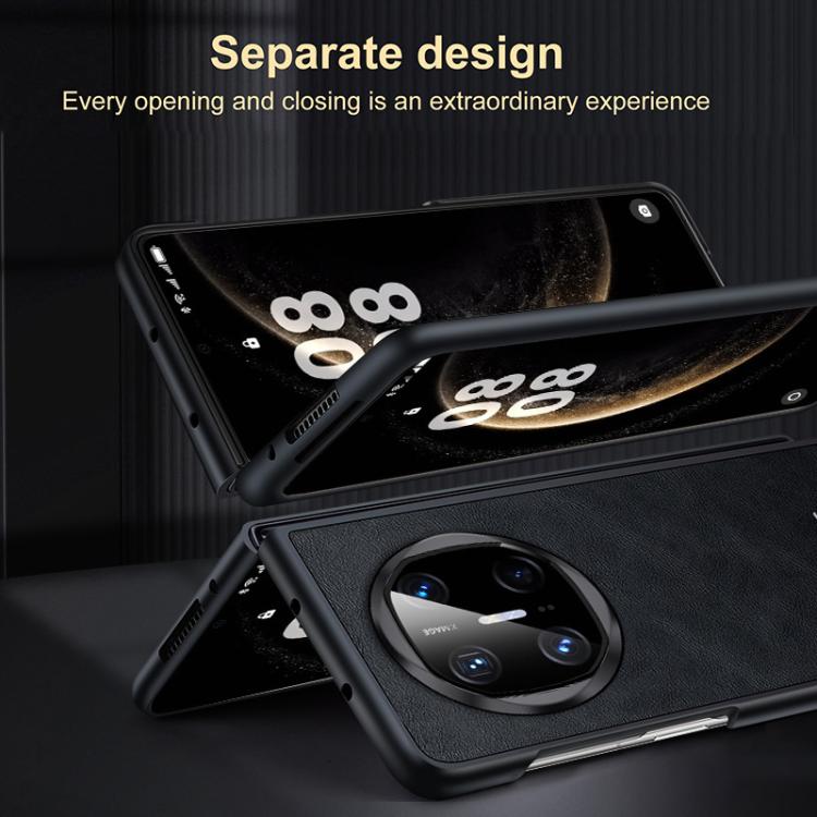 Funda de Cuero HĂbrida TPU a Prueba de Golpes para Huawei Mate X6 Sulada (MarrĂłn)