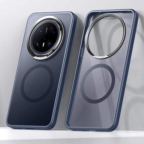 Funda hĂbrida TPU y PC con imĂĄn Magsafe para Huawei Mate 70 Pro/Mate 70 Pro+ (Azul)