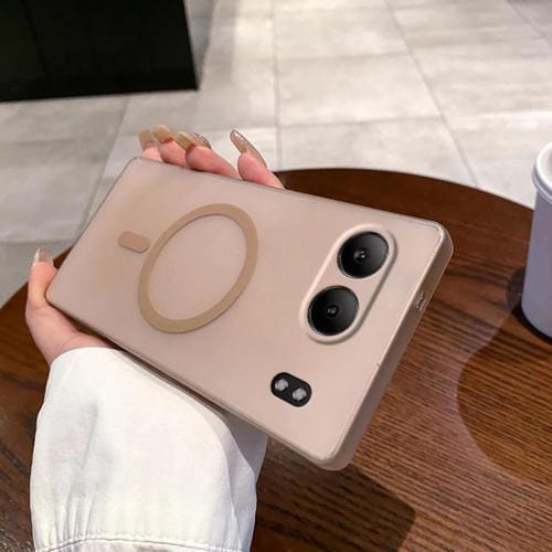 Funda para OnePlus Nord 4 5G con Protección contra Frío y Hielo, Orificio Fino y Magsafe (Dorada)