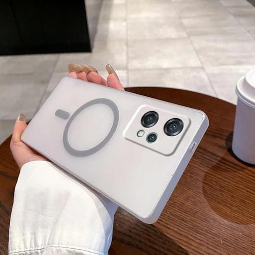 Funda para Teléfono OnePlus Nord Ce 2 Lite 5G Ice Fog Magsafe Orificio Fino (Gris Titanio)