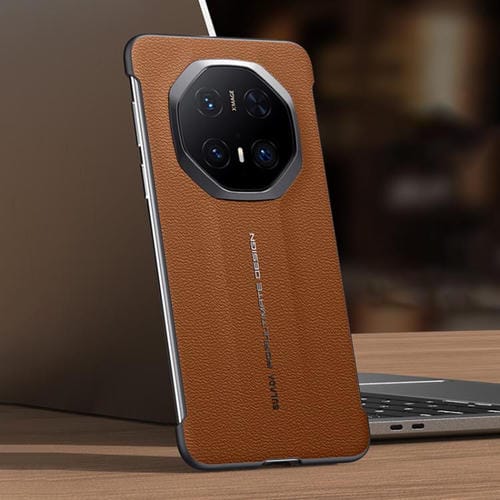 Funda hĂbrida cuero de vaca con capa superior sin marco para Huawei Mate 70 Rs Ultimate Sulada (MarrĂłn)