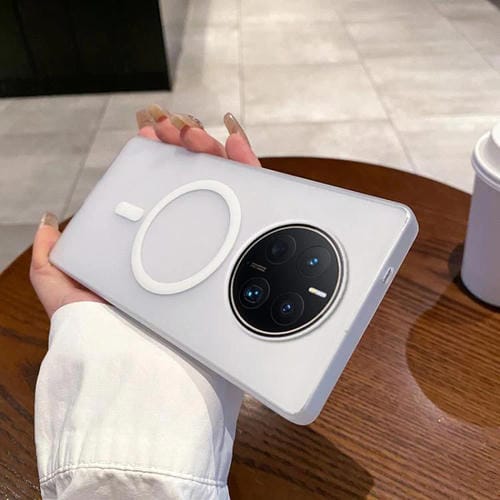 Funda para Teléfono Huawei Mate 50 Pro Ice Fog Magsafe para PC (Blanca)