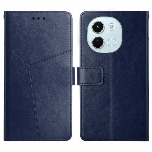 Funda de Cuero con Tapa y Patrón para Tecno Spark 30 5G (Azul)