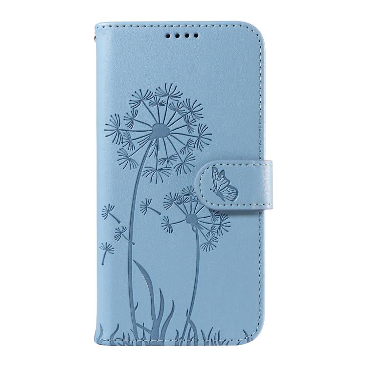 Funda de Cuero con Tapa para OnePlus 13 Diseño Diente de León (Azul Cielo)