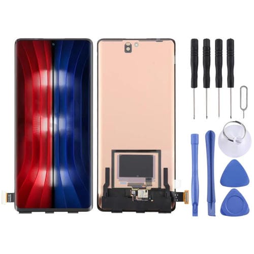 Schermo intero OLED Vivo iQOO 8 Pro V2141A e sensore di impronte digitali