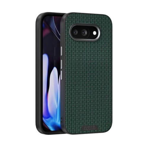 Funda de Cuero con Micro Relieve 6D Abel Ruyi para Google Pixel 9A (Verde)