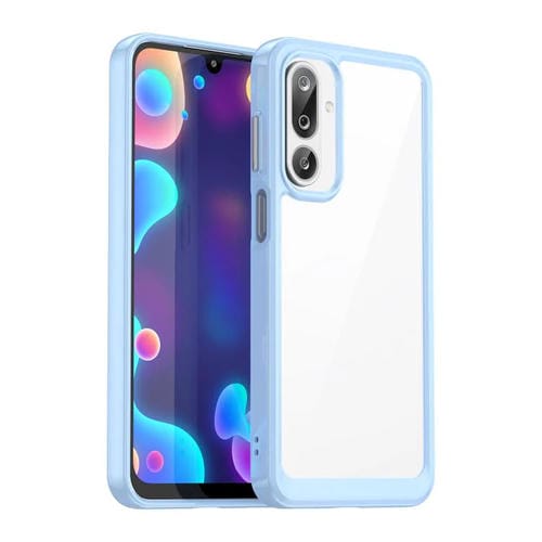 Funda híbrida de acrílico y TPU para Samsung Galaxy F16 5G (azul)