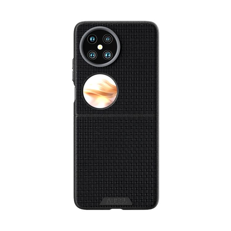 Funda de Cuero con Micro Relieve 6D y Magsafe para Huawei Pocket 2 (Negro)