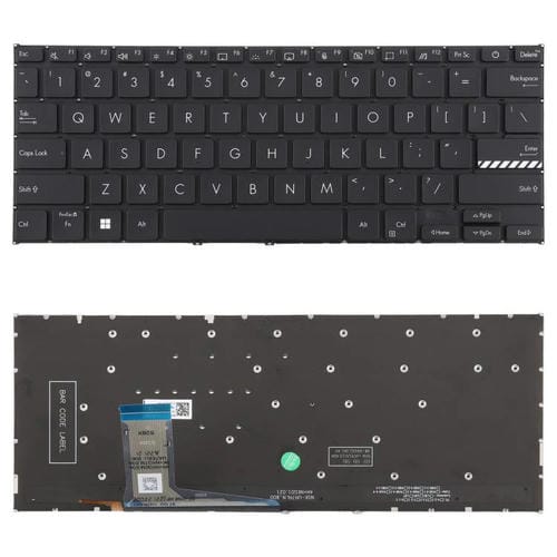 Clavier rétroéclairé Asus Vivobook 14 Pro X1402 M1402 D1402 F1402 X1403Z X1402Z (Noir) (Version USA)