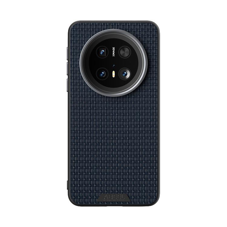 Funda de Cuero Micro Relieve 6D Abeel Ruyi para Huawei Mate 70 (Azul)
