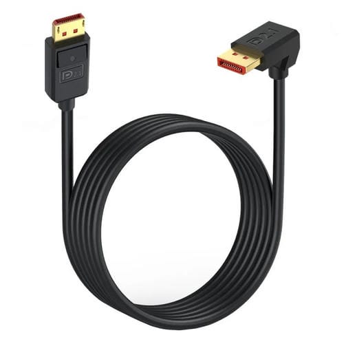 Cable Adaptador de Extensión DisplayPort DP2.1 a DP2.1 52 Gbps 16K 30 Hz 3 M (Negro)