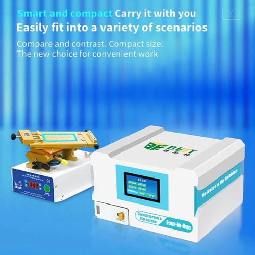 Intelligente Laminier- und Antischaummaschine Best B-528 4 in 1 7 Zoll mit integrierter Vakuumpumpe (EU-Stecker)